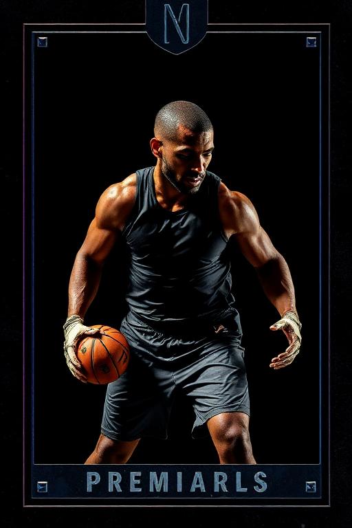 Athlete trading card